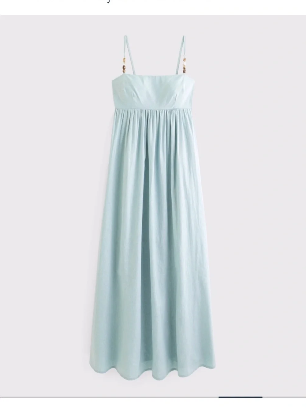 Abercrombie & Fitch Tie-Back Babydoll Maxi Dress NWOT